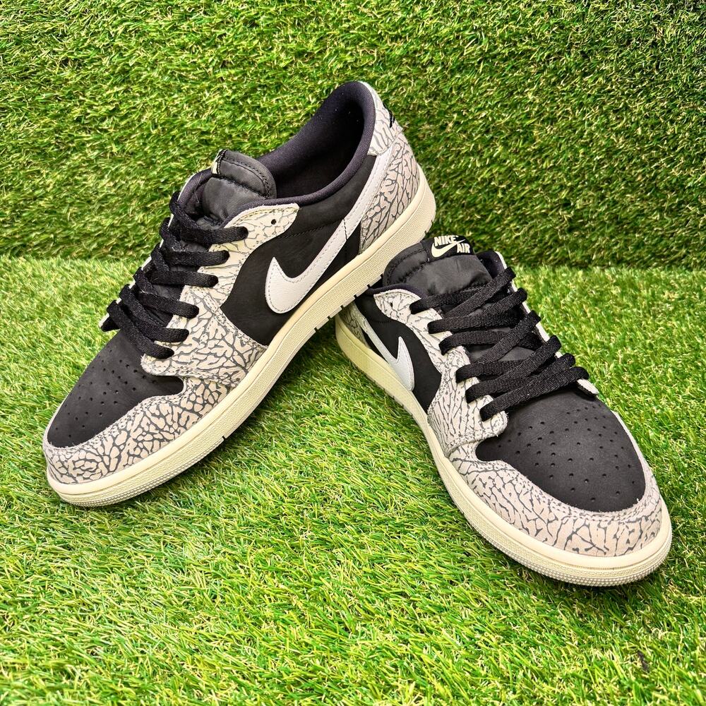 Size 13 | Air Jordan 1 Retro Low OG 'Black Cement' CZ0790-001